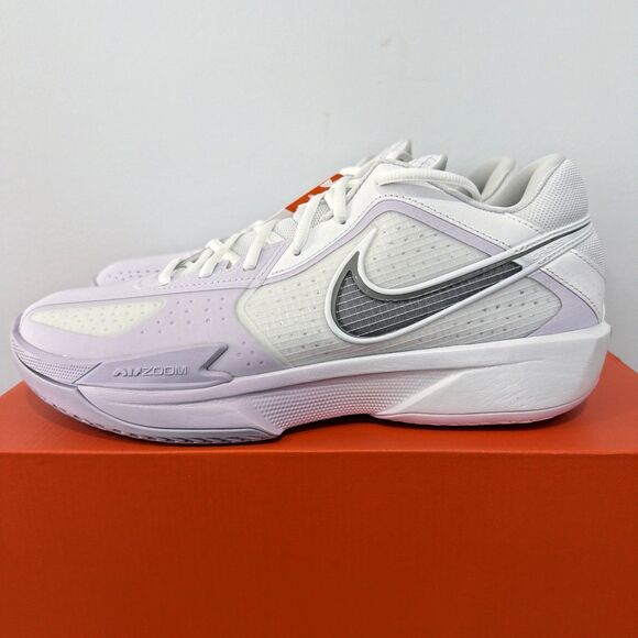 Nike Air Zoom GT Cut Cross Men\'s Size 9.5 White Purple Basketball HF0218-100 main image 7